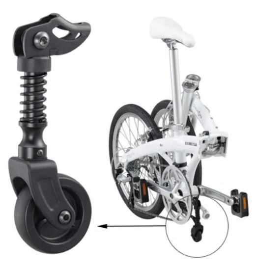 Dahon folding Bike Bicycle Cycling Landing gear wheel Push the wheel The third wheel is convenient to implement