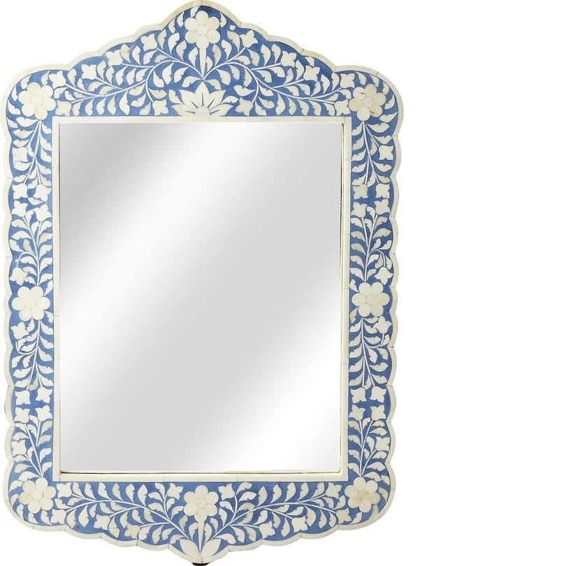 Latest Designer Wide Border Nature Finished Luxury Modern Mirror Frame Best Quality Wall Mirror