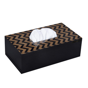 Unique Stylish Wooden Tissue Box Wedding Party Tableware Paper Holder Rectangular Shape Napkin Racke Affordable Price