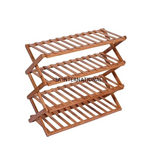 Home Outdoor Shoe Tray Decorative Shoes Stand For Shoes Storage Holder Rack Metal & Wooden Natural  Rack Wardrobe Shelf