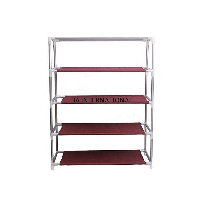 Wardrobe Shelf Home Outdoor Shoes Tray Wall Decorative Shoes Stand For Shoes Storage Holder Rack Metal & Wooden Natural  Rack