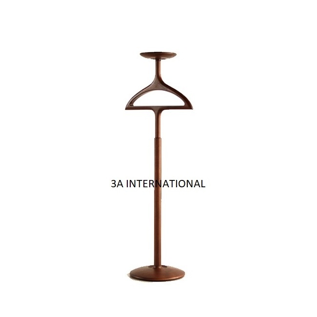 Black Colored Wood Coat Hanger Stand With Shoulders For Hanging Jackets And Shirts Garments Hanging Rack Stand Hot Sale