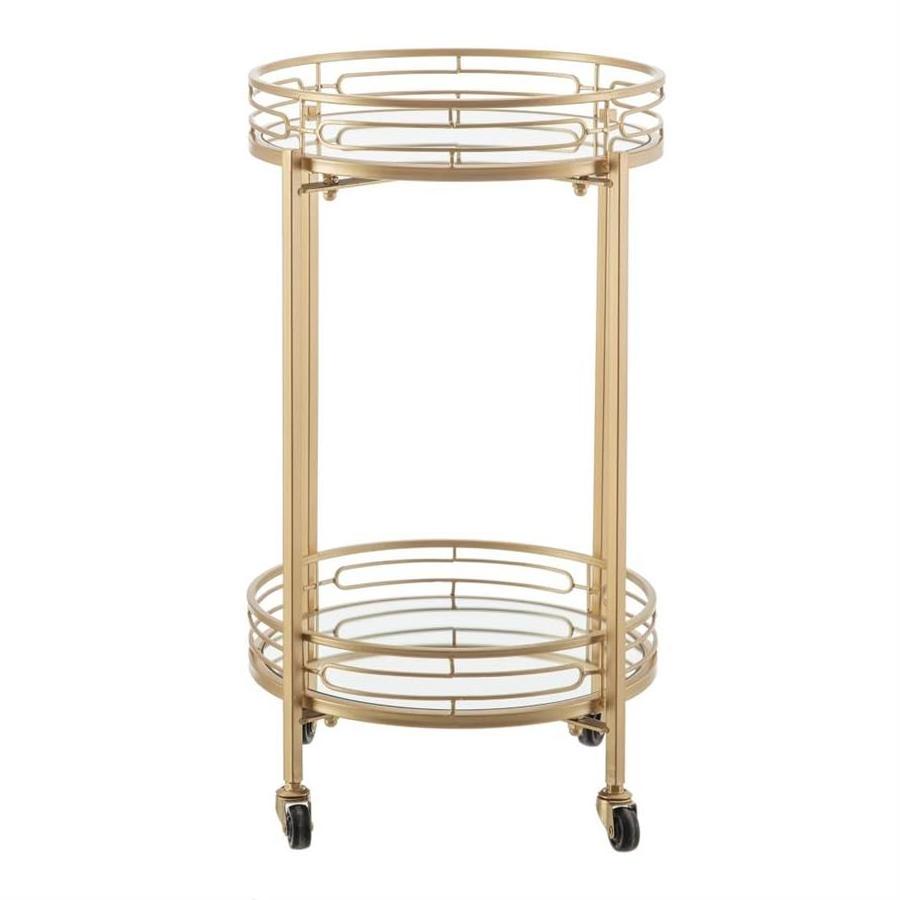 Exclusive Design Home Wedding Hotel Restaurant Furniture Luxury Bamboo Kitchen Food Tea Coffee Serving Trolley Hot Sale