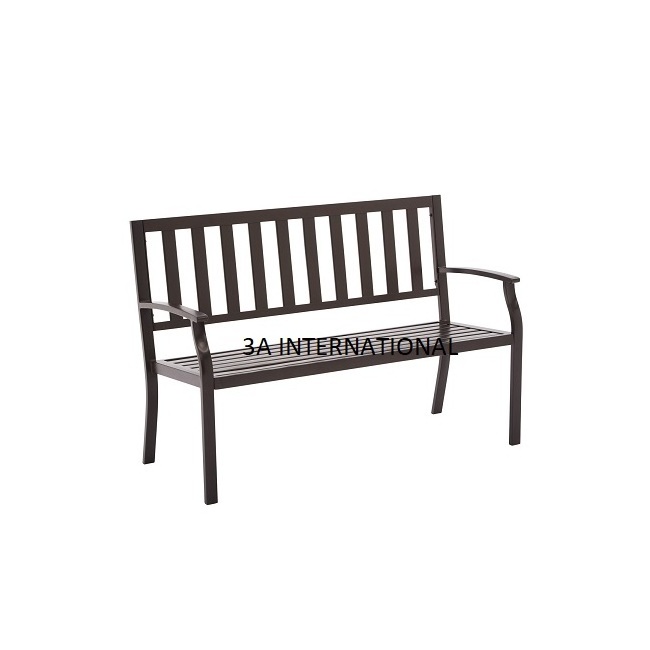 Hot Selling Outdoor Garden Bench Iron Metal Antique Finished Outdoor Decorative Bench Manufacture & Supplier