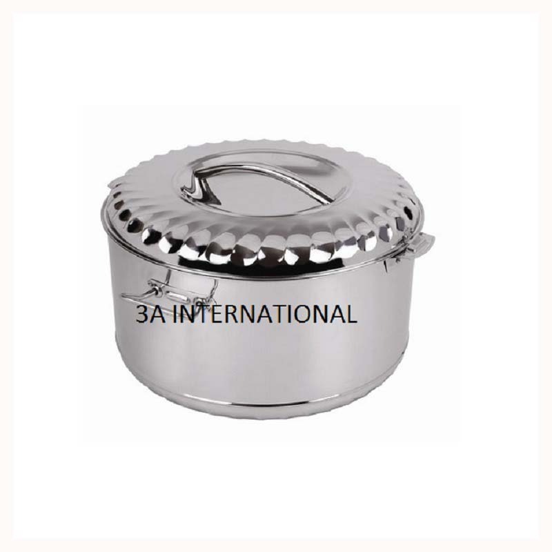 Food Storage Serving Pot Unique Style Nickel Plated Finishing Stainless Steel Insulated Casseroles Serving Hot Pot High Quality