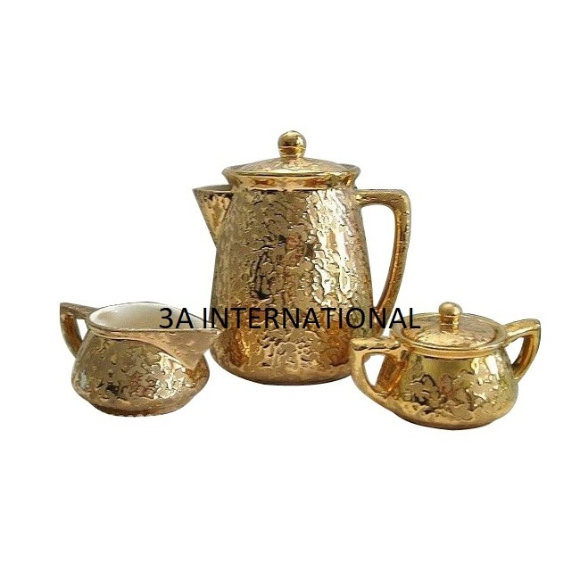 Sustainable Quality Supplier Copper Arabic Tea Pot Kitchenware Equipment Catering Tea Pot Handmade Coffee Serving kettle