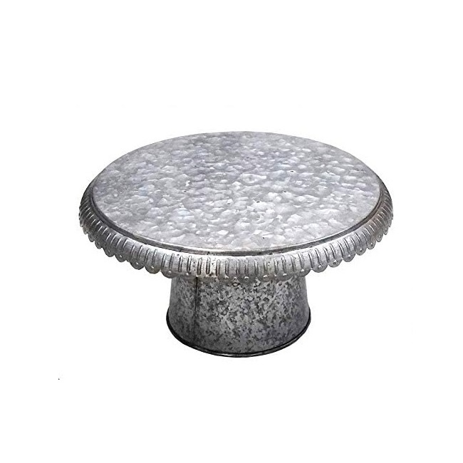 New Arrival Looking Hotel and Home Tabletop Decoration Dessert Server Stand Square Shape Aluminium Cake Stand