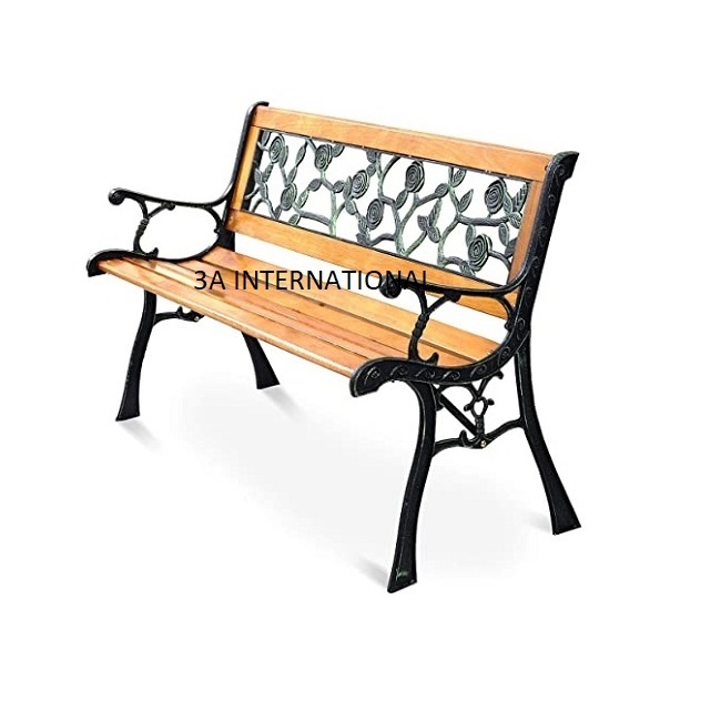 Beautiful Garden Classic Furniture Indian Made Patio Bench Outdoor Garden Furniture Decorative Iron Bench with Best Quality