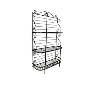 Wall Shelf Bedroom Storage Metal Free Punching Creative Rack Storage Rack Wall Hanging Metal Wall Iron Rack