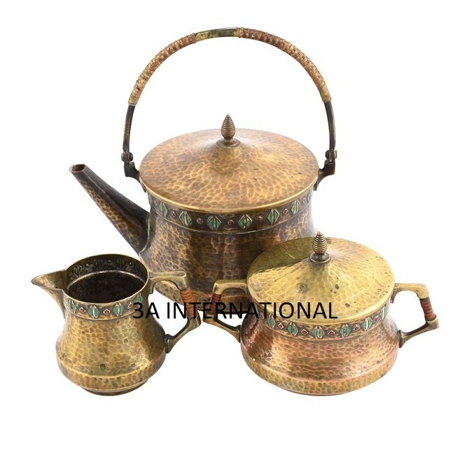 Large Selling Handmade Decorative Turkish Tea Pot Metal Pot For Hot Tea Handicrafts Coffee Percolator Arabic Dallah