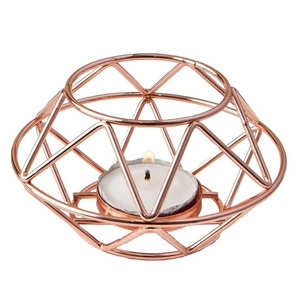 Antique Wire Design Copper Plated Votive Holder Home Decor Appliance Tabletop Centerpiece Candle Votive At Sustainable Quality