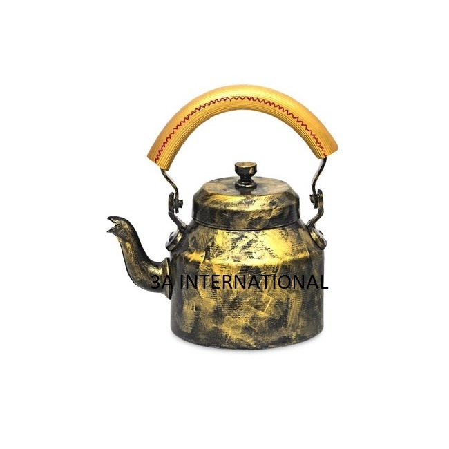 Elegant Design Gold Plated Arabic Tea Pot Kitchenware Equipment Catering Tea Pot Handmade Decorative Coffee Serving kettle