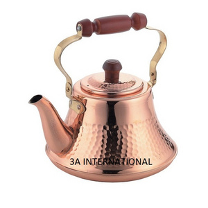 Exclusive Design Pure Copper Kitchen Decorative Kettle For Home Restaurants Making Pot(Tea Lovers Kettle) For Ayurveda Health