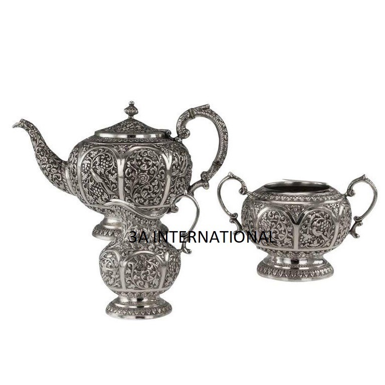 Sustainable Quality Supplier Copper Arabic Tea Pot Kitchenware Equipment Catering Tea Pot Handmade Coffee Serving kettle