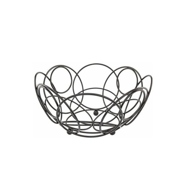 Standard Quality Mesh Design Copper Plated Decorative Fruits Basket Home and Garden Iron Wire Food Containing Basket