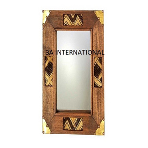 Home Decoration Appliance Luxury Hotel Wall Mounted Mirror Large Marketing Vintage Design Wooden Mirror Frame At Lowest Price