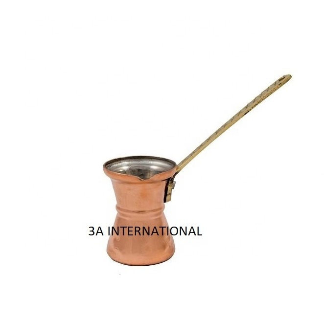 Arabic Coffee Planter Hammered Design Pure Copper Turkish Coffee Pots  For  Luxury Hotel  Kitchenware Espresso Supplies