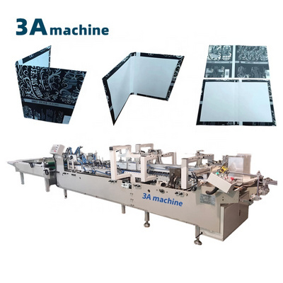 CQT**800BS automatic book cover folding and gluing machine box folder gluing machine folder gluer