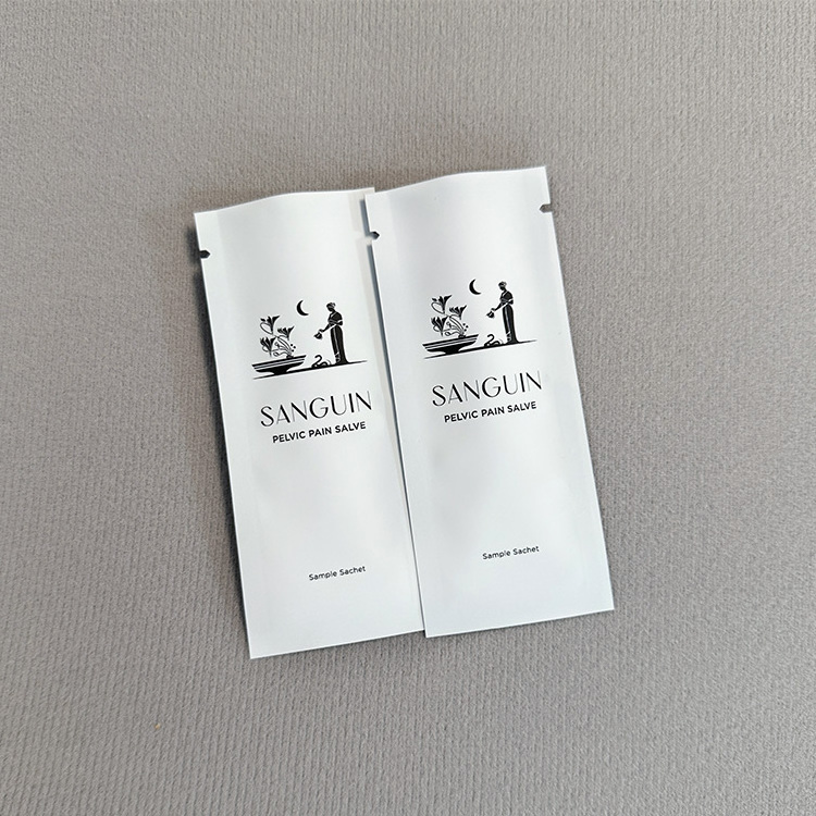 5ml 10ml Cosmetic Sachet Sample Heat Seal Packaging Bag Three Side Seal Perfume Serum Cosmetic Sample Packets