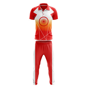 New Model Cricket Pattern Custom Design cricket Uniforms kits sublimation 2024 Custom Sublimation Cricket uniform sets