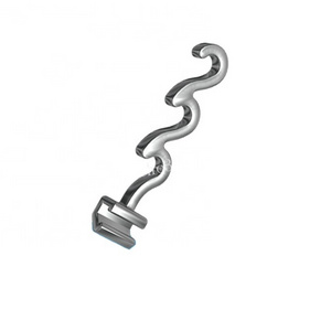 Orthodontic dental crimpable hooks spiral hook