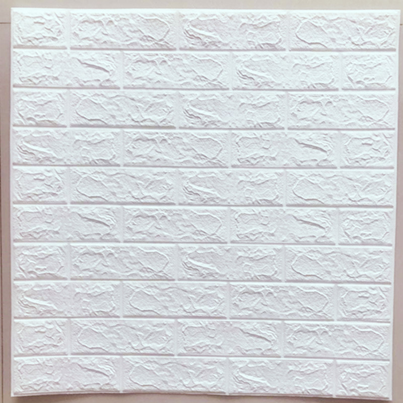 5mm Waterproof XPE Foam 3D Brick Acoustic Wall Panel Stickers