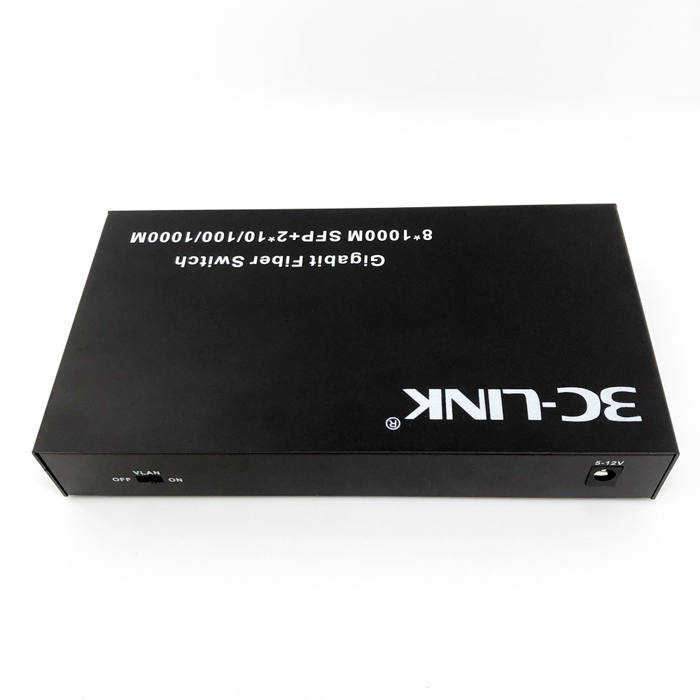 10/100/1000Base-T to 1000Base-F Gigabit Ethernet Optical Fiber Switch 8port gigabit sfp switch