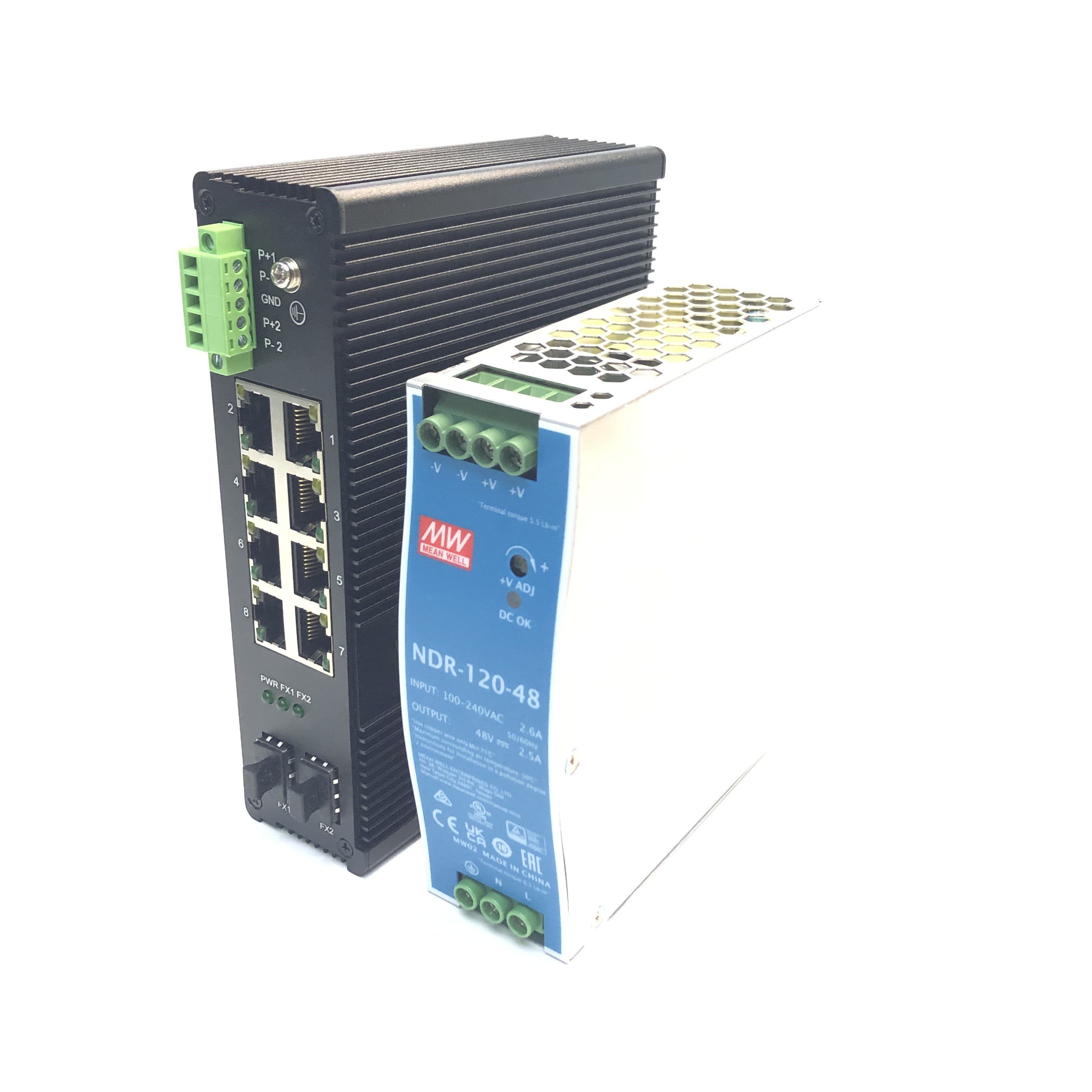 8 port poe reverse 10/100/1000m poe switch switch 2 SFP unmanaged or managed manager gigabit 48 v poe switches