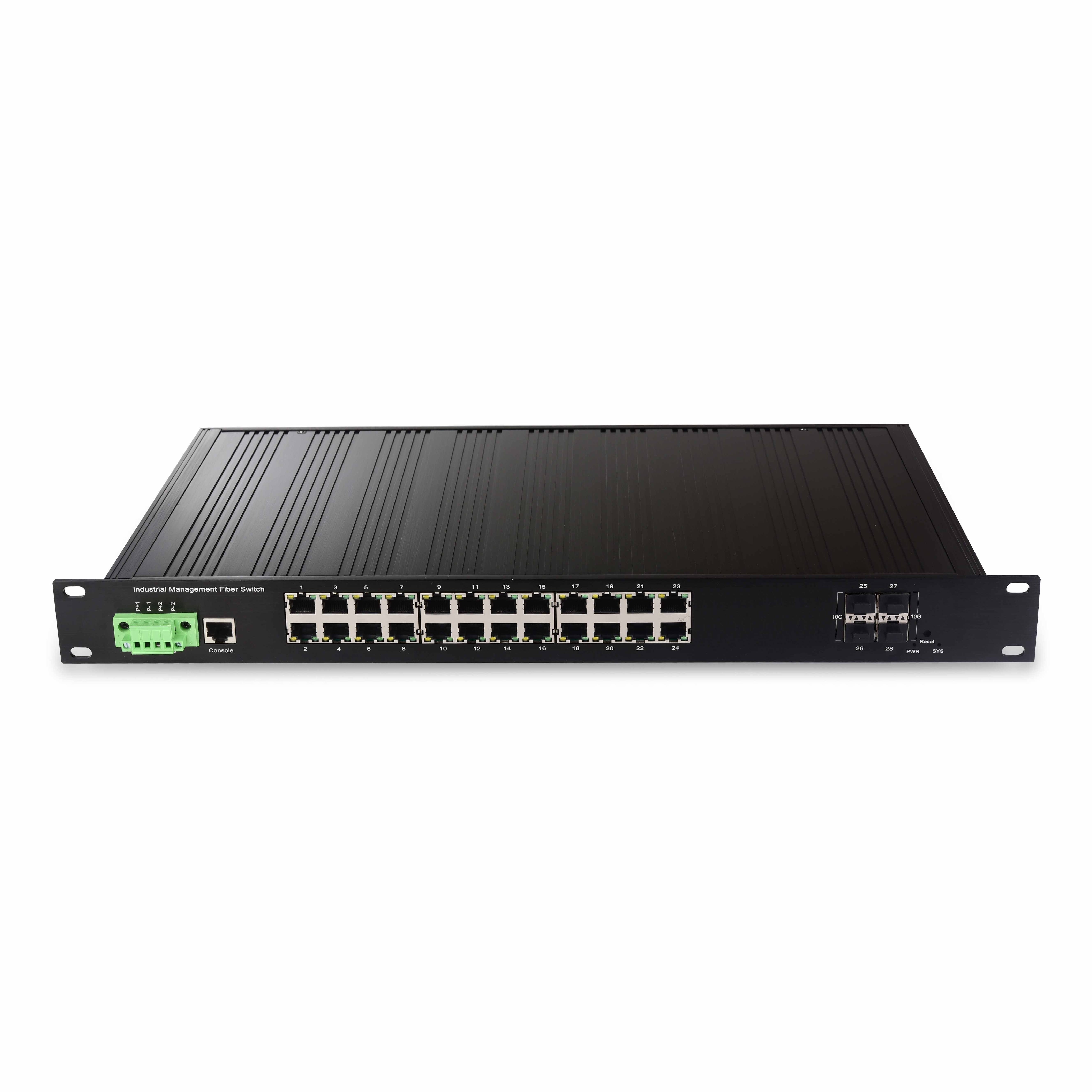 1 2 4 6 8 12 16 24 PORT 10 100 1000BASE-TX + 1 2 4 PORT 100 1000BASE-FX INDUSTRIAL ETHERNET SWITCH