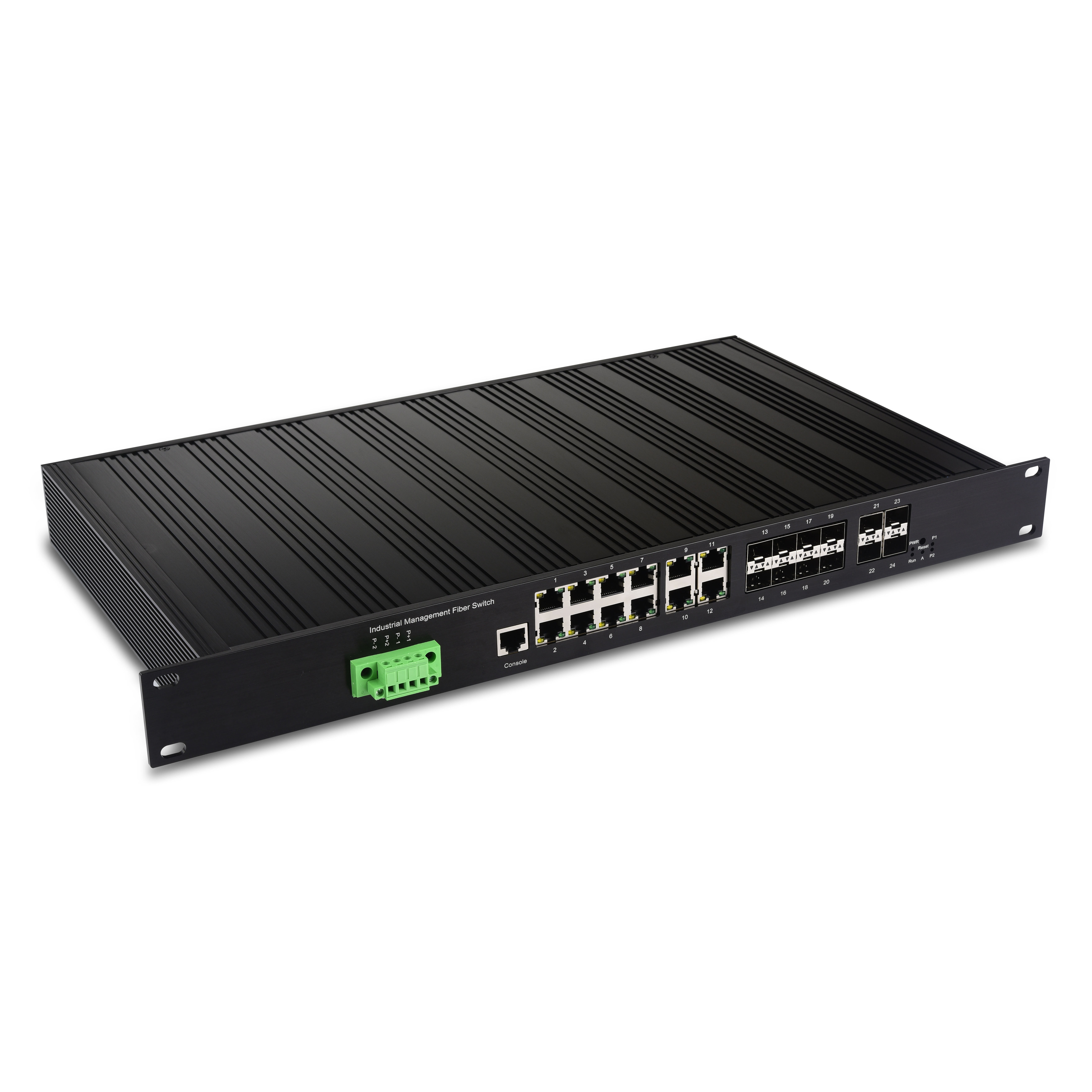 12 16 24 32 48 port L2/L3 managed switches 10 Gigabit switch 24 port poe 1000mbps 10 Gigabit Ethernet uplink ports  4 10G SFP+