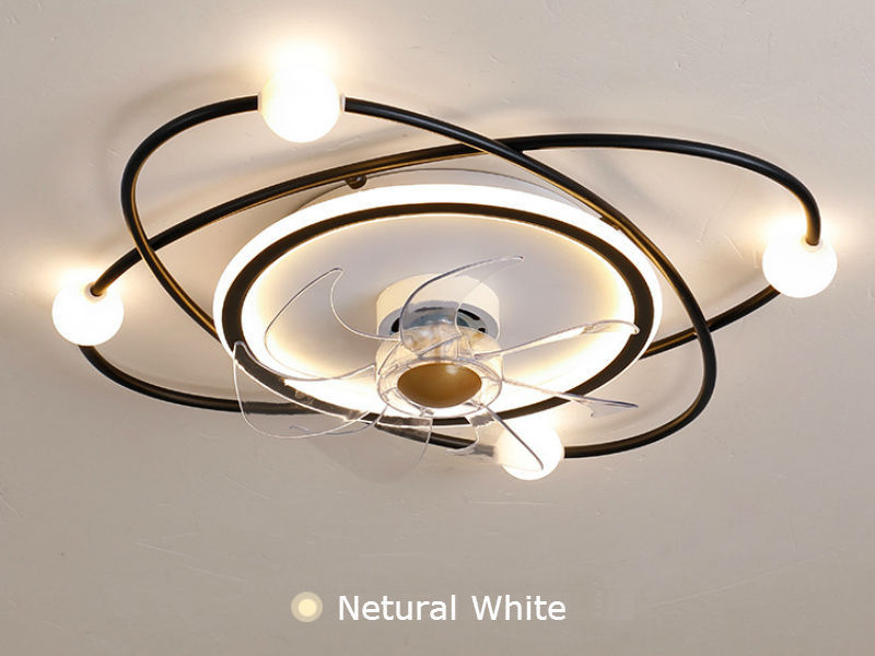 Nordic Simplicity Ceiling Fan With light For Living Room Bedroom Decor mute Fan Light Ventilador Integrated Chandelier Lighting