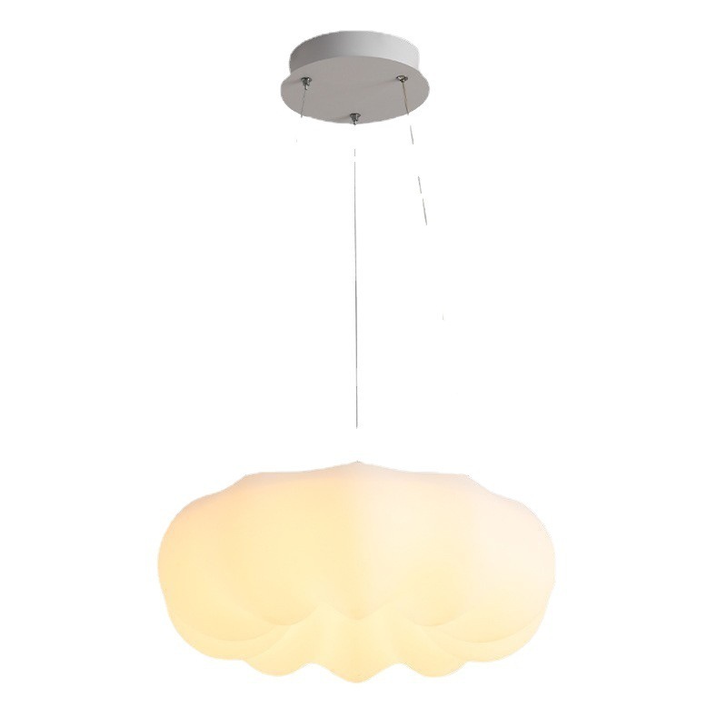 Cloud ceiling light, full spectrum LED bedroom light, modern and simple Nordic children's room, pumpkin eye protection