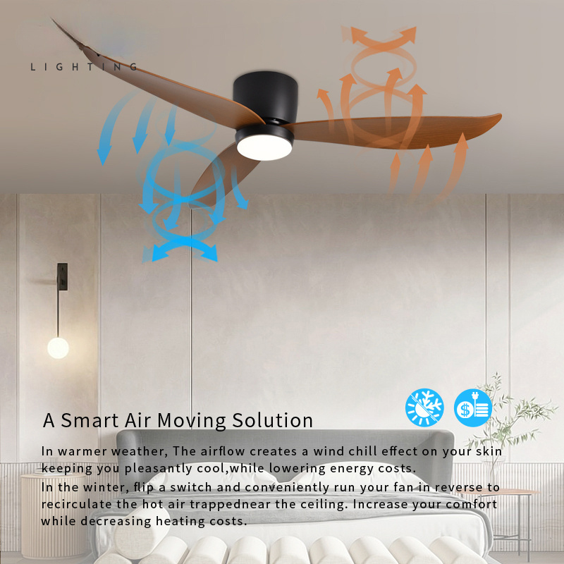 Modern Led Ceiling Fans with Lights Ceiling Light Fan Lamp Ceiling Fan with Remote Control Decorative BedroomHome