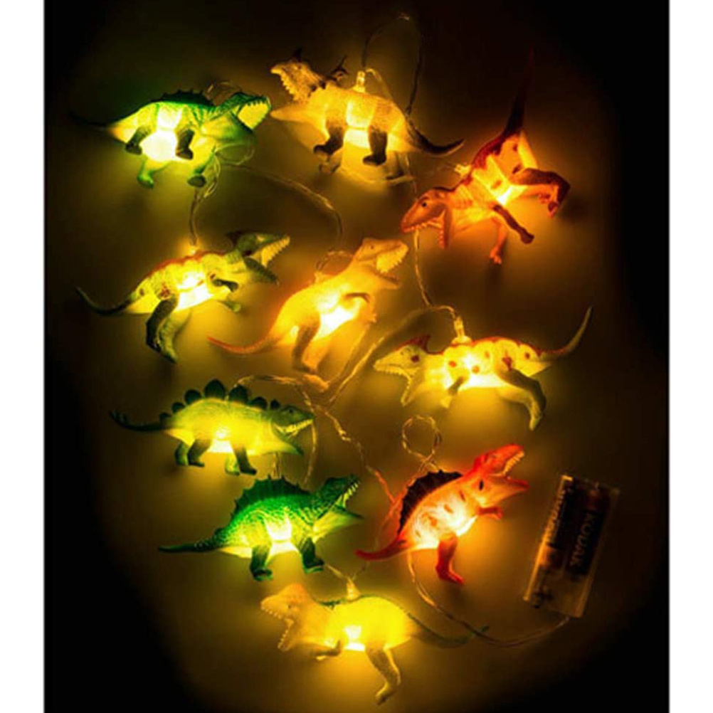 1.5m 10led String Lights With Bright Dinosaurs Realistic Looking Dinosaurs Lights For Children Gift Plastic Toy Super Fun Dino