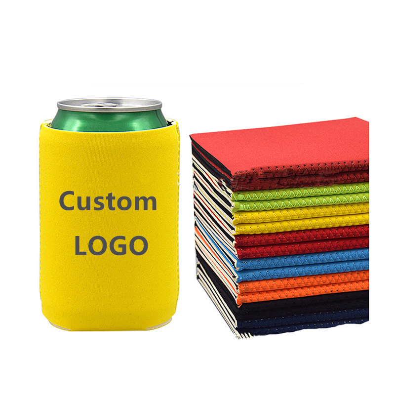 Design Beer Bottle Cooler Coozy Drink Neoprene Sublimation Can Coozies blank Slim Slap For Cans Cooler Insulated Custom Logo