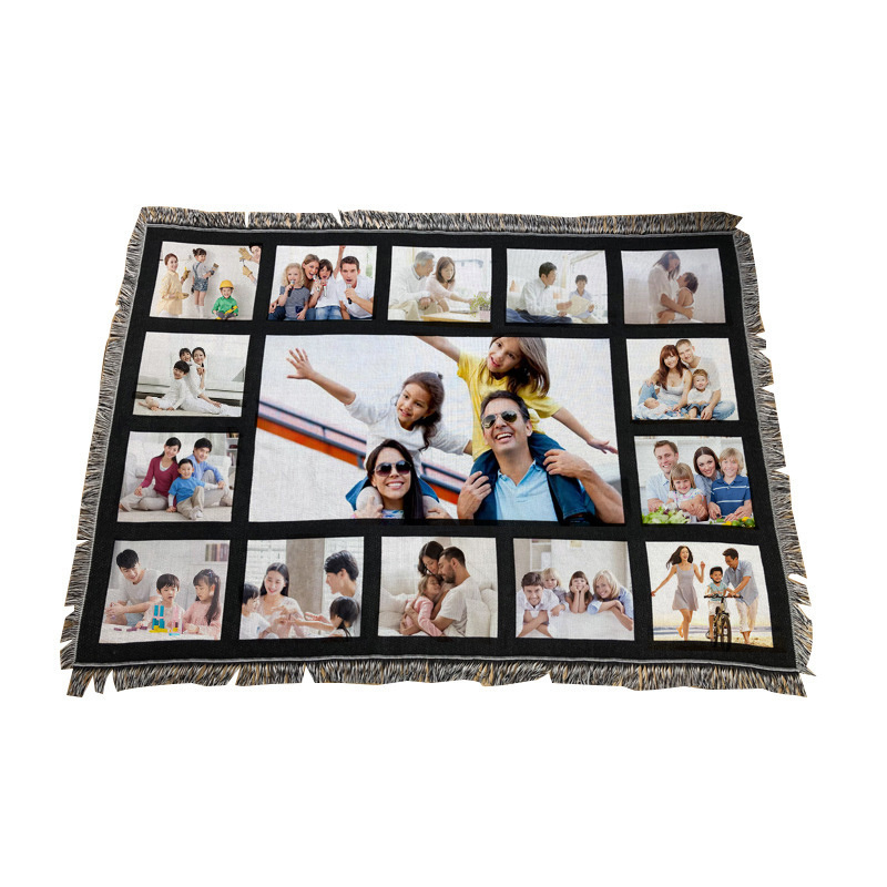 Bulk Sublimation Blank Throw Blankets for Heat Press Baby Printed Blanket 100% Polyester Custom Personalised Sublimation Photo