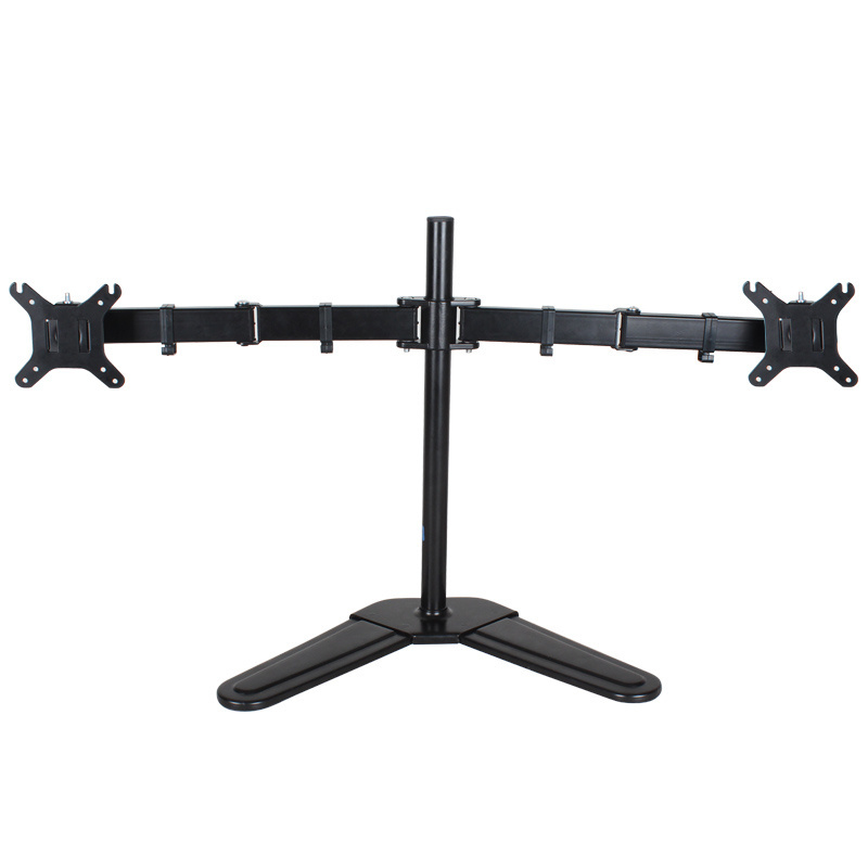 Hillport Support for 10 To 30 Inch desk mount Triangle TV Stand  CE Certification  Mount Dual Monitor Arm double monitor stand