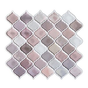 Hot Self Adhesive Mosaic Tile Stickerself adhesive waterproof 3d wall Backsplash Tile Stickers Decor PVC Tiles Sticker