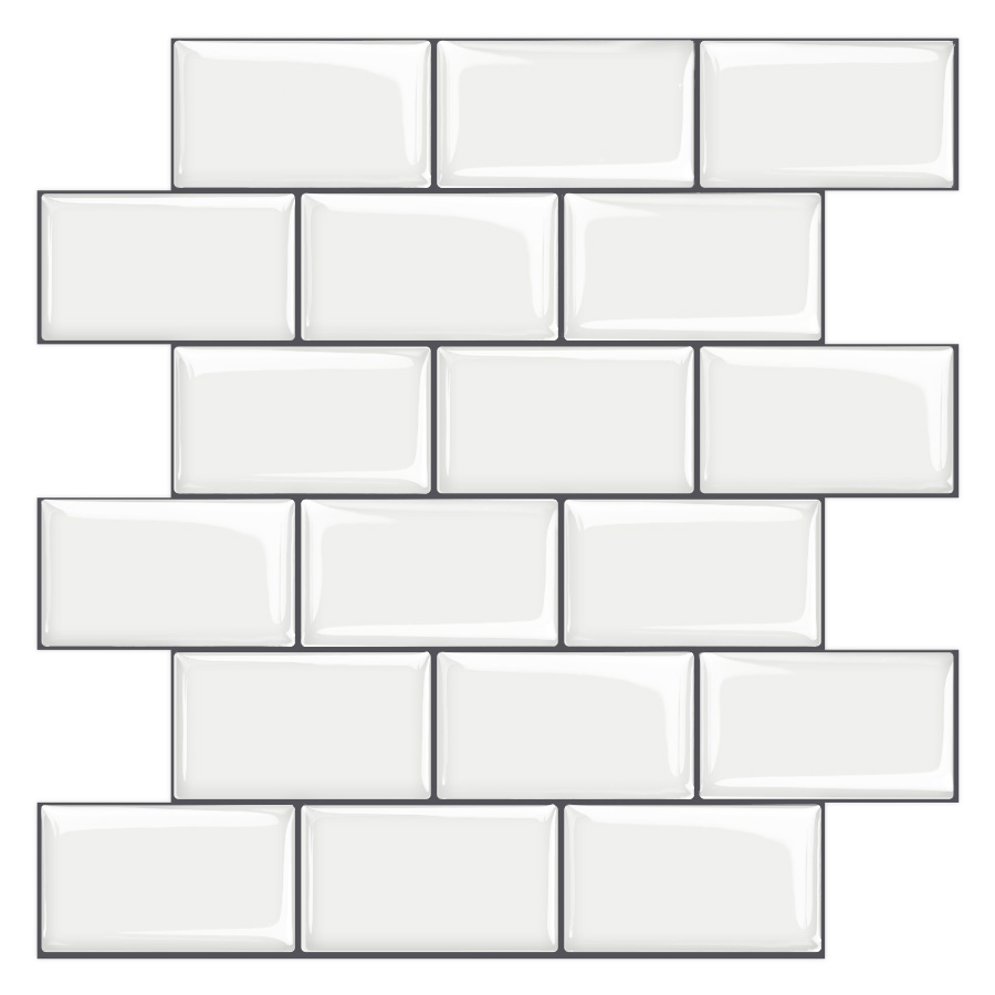 self adhesive bathroom wall tiles 3d tile sticker waterproof peel and stick backsplash subway tile