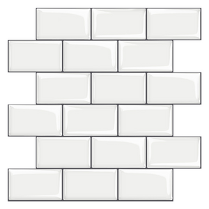 self adhesive bathroom wall tiles 3d tile sticker waterproof peel and stick backsplash subway tile