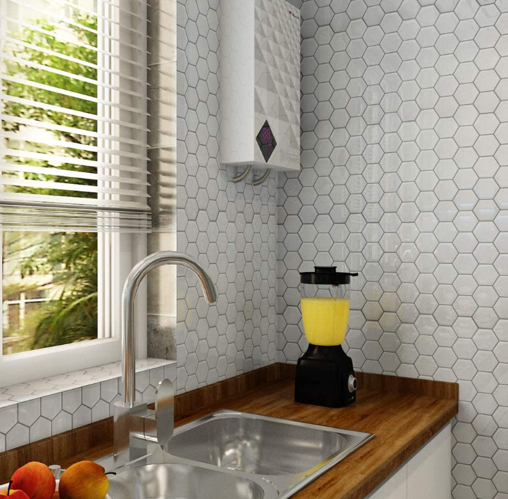 Peel and Stick Tile Backsplash for Kitchen Homey Mosaic Peel and Stick Backsplash Tile for Kitchen,3D Self-Adhesive Stickers