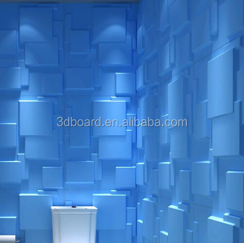 Wood tv wall panel 3d texture pvc laminated wall panel for hotel decoration