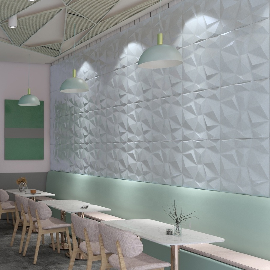 pvc ceiling wallpaper wall panel 3d texture interior decoration 3d decorative panels