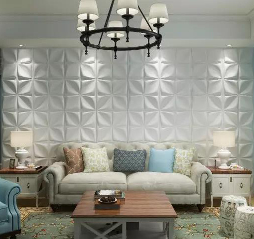 Dimensional wall panel 3d tile