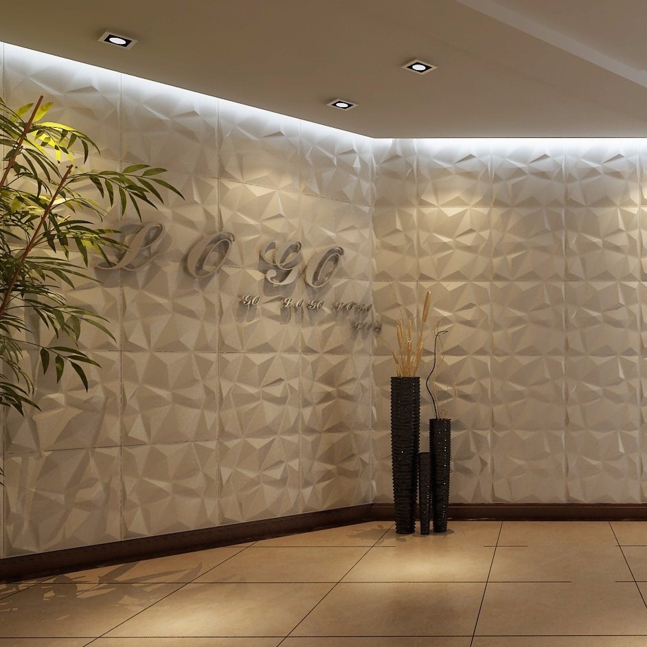 3d pvc wall panel embossed wall board