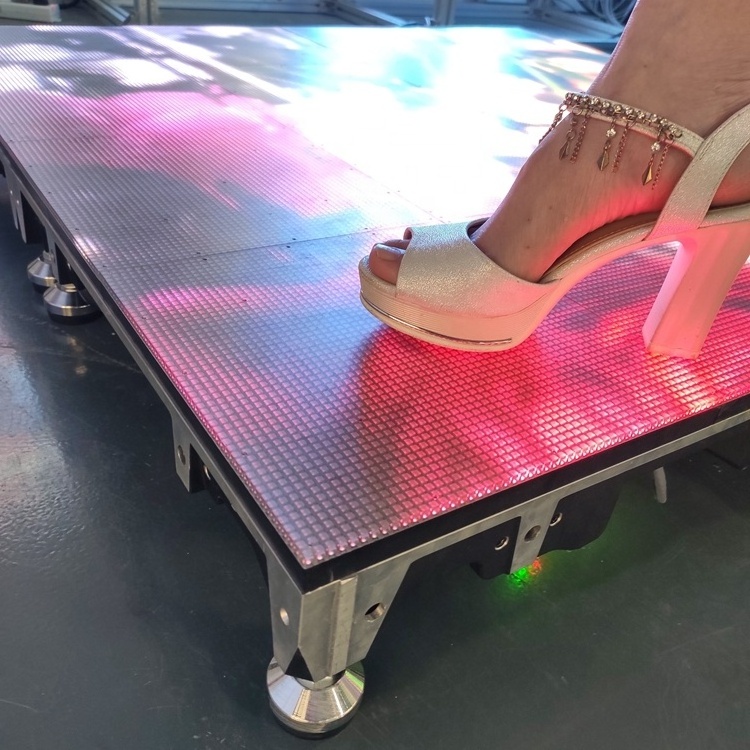 P4.81 P5.95 Led Screen Stand Dancing Tile P6.25 Dance Stand P3.91 interactive Dance Floor Led Display