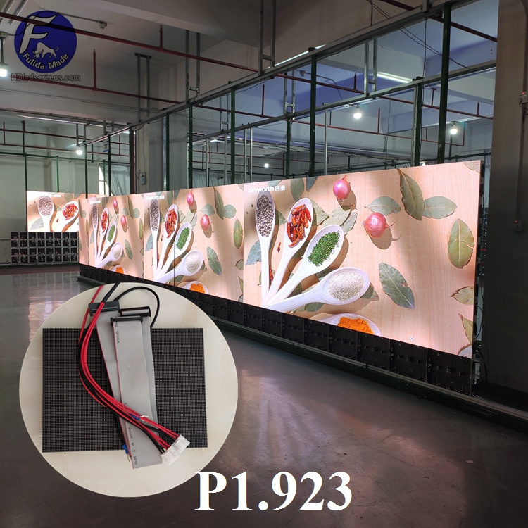 advertising led display board P1.9 electronic advertising board 1.923mm 200*150mm stage background led display big screen