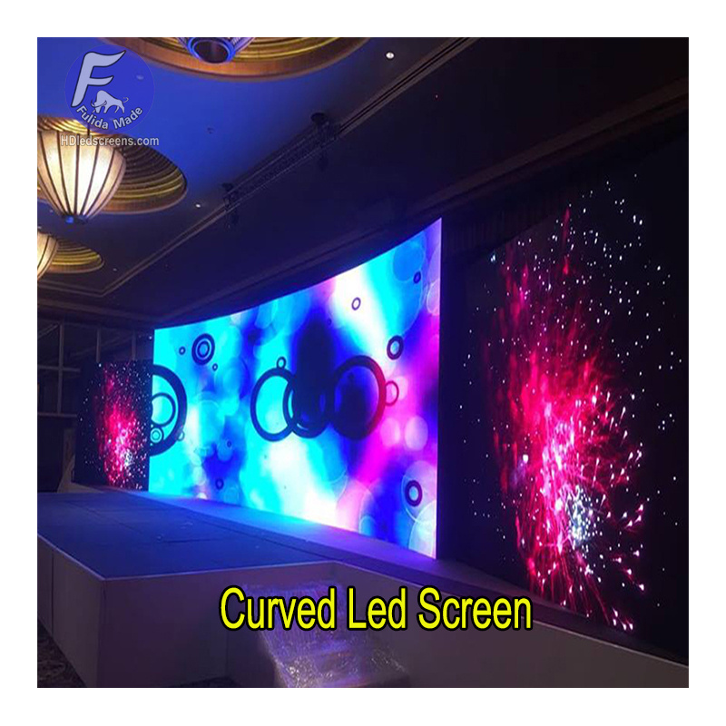 Church Public Backdrops Curved LED Video Wall Panel Indoor P3.91 HD LED Display ECRAN GEANT DALLE LED