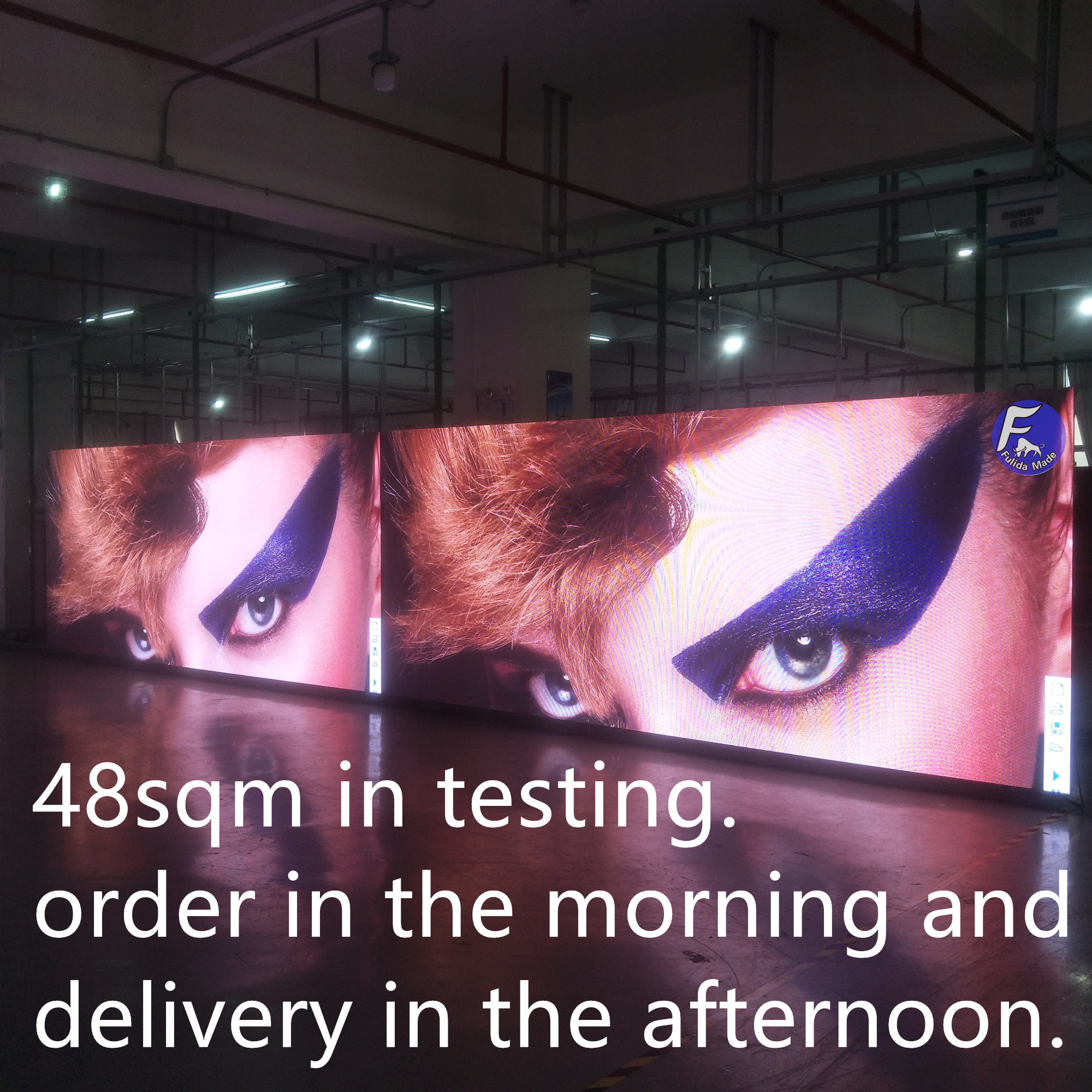 Ultra  thin p4.81indoor led display screen full color led display panel price