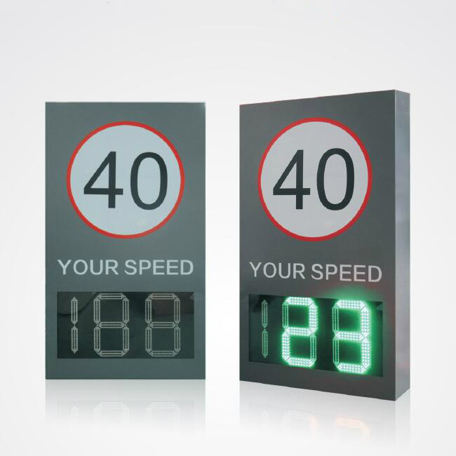 China Electronic Safety Signs Smart Traffic Light Controller Led Speed Limit Sign Radar